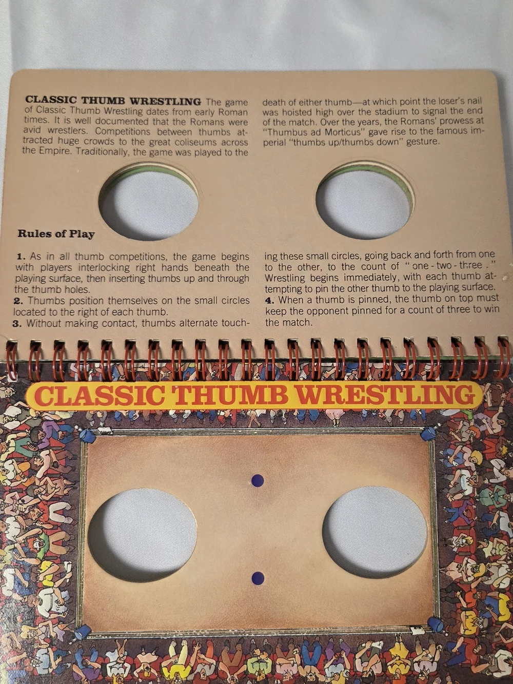 Official Book of Thumb‎ Wrestling by James Becker & Andy Mayer 1983 Sports VNTG